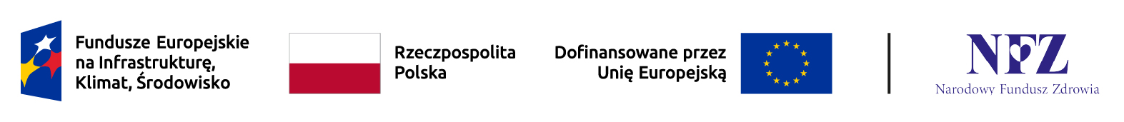 Fundusze Europejskie na Infrastrukturę, Klimat, Środowisko, Rzeczpospolita Polska, Unia Europejska, Narodowy Fundusz Zdrowia